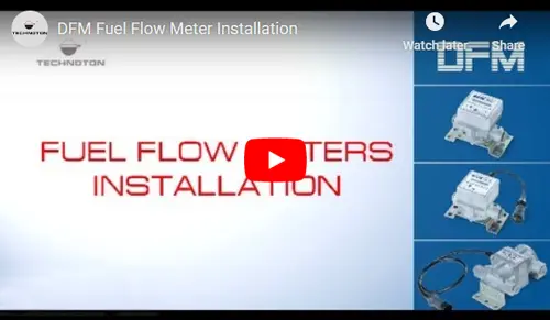 video DFM fuel flowmeter installation-eng