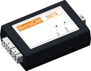 MasterCAN DAC15 data converter