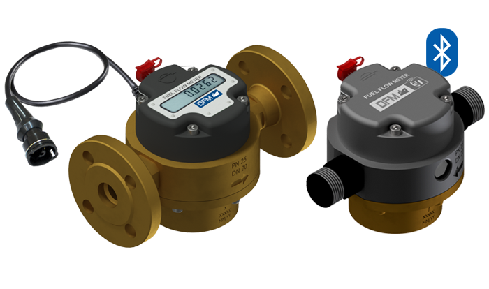 Fuel flow meter for marine and river vessels