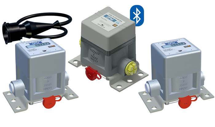 Fuel flow meter one-chamber